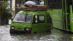 Torrenciales lluvias provocan caos e inundaciones en la capital dominicana