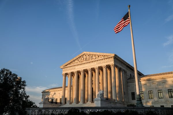 El edificio de la Corte Suprema de Estados Unidos, en Washington DC. (Charlotte Cuthbertson/La Gran Época)