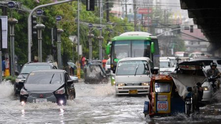Nuevo ciclón y lluvias de monzón mantienen sin tregua a Manila: suspenden trabajos y escuelas