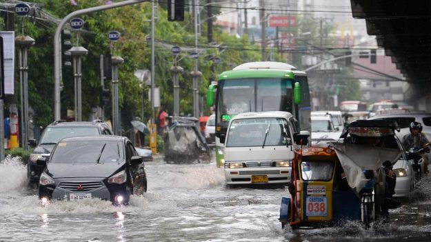 Nuevo ciclón y lluvias de monzón mantienen sin tregua a Manila: suspenden trabajos y escuelas