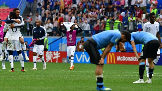 Mundial Rusia 2018: Uruguay 0 – Francia 2, la Blue fue superior a la Celeste y está en semifinal