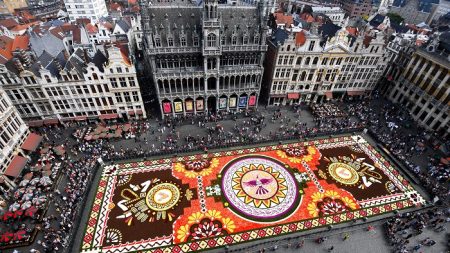 México y Bélgica, unidas por su tradición floral en Bruselas