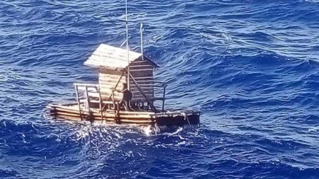 Su ingenio y la oración lo mantienen vivo 48 días en alta mar sobre una trampa de madera de pesca