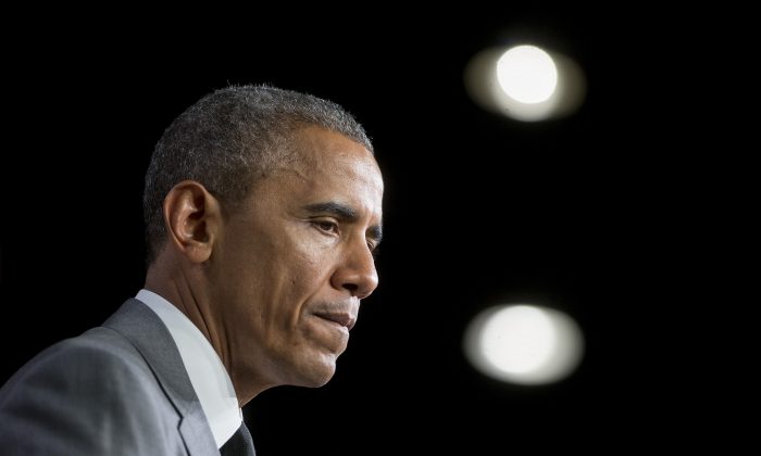 El expresidente Barack Obama en Washington, el 31 de julio de 2014. (Andrew Harrer-Pool/Getty Images)