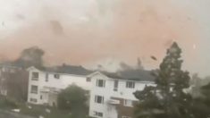 Impactantes imágenes en medio del tornado que arrasó en Canadá