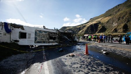 Detienen en Colombia a jefe de banda del «narcobús» accidentado en Ecuador