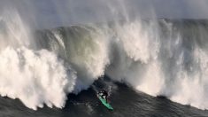 Surfear olas en Nazaré es uno de los intentos más arriesgados que un surfista puede hacer