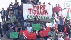 «No a la invasión»: se incrementan las protestas en Tijuana contra la caravana de migrantes