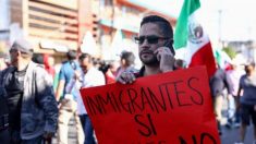 Tijuana protesta contra la «invasión» de la caravana de migrantes