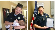 Este policía nunca imaginó que ayudar a una mujer sin hogar lo llevaría a adoptar a una hermosa bebé