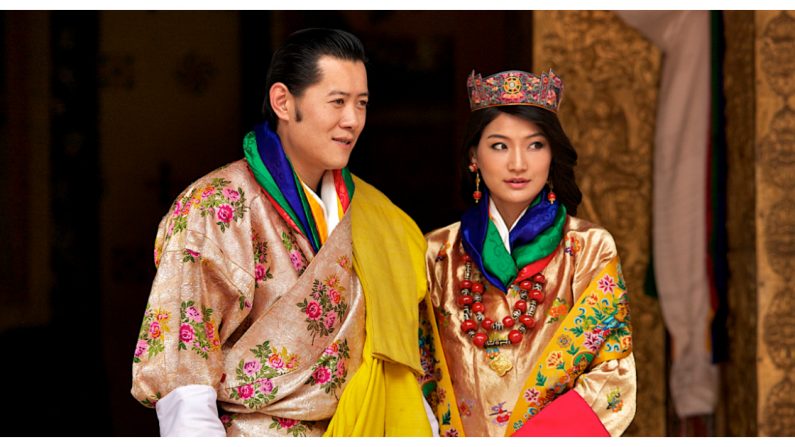 Jetsun Pema y Jigme Khesar Namgyel Wangchuck/ Triston Yeo/Getty Images