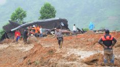 Aumentan a 15 los muertos por un corrimiento de tierra en Indonesia