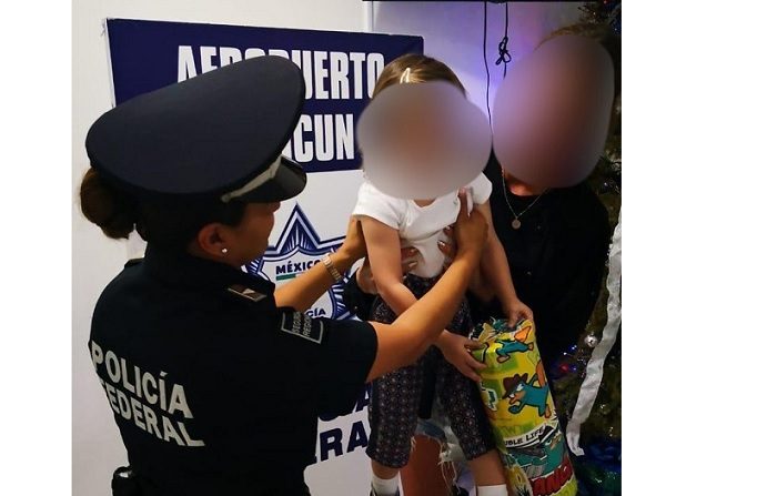 Una menor de edad de nacionalidad española fue rescatada hoy por la Policía Federal en el Aeropuerto Internacional de Cancún, en México, cuando su captora pretendía trasladarla a Turquía. EFE