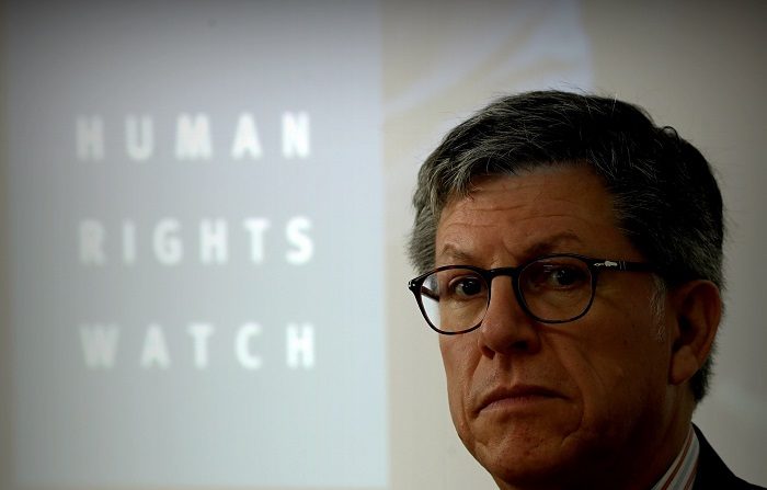 Human Rights Watch (HRW) criticó este jueves en su informe anual la situación de los derechos humanos en Venezuela, México y Nicaragua, y aseguró que el mundo vive "tiempos oscuros". EFE/Fernando Bizerra Jr.