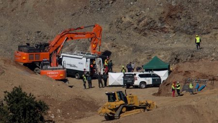 En Málaga España, avanza hasta los 2,5 metros la excavación de la galería horizontal