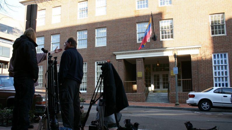 Fotografía de archivo de la embajada de Venezuela, situada en el 1099 30th St., NW de Washington DC (EEUU).
EFE/Luis Gómez