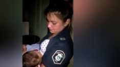 Policía amamanta a bebé de 3 meses luego de que su madre se electrocuta