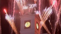 La Puerta del Sol se adelanta a la medianoche y celebra las doce campanadas