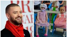 Justin Timberlake sorprende a niños con cáncer al verlos cantar sus canciones en una publicación