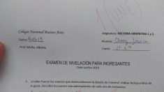 Estudiante argentina hizo el examen de ingreso usando lenguaje inclusivo: le pusieron un “une”