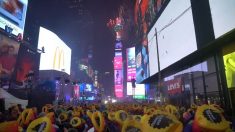 Miles de personas dan la bienvenida a 2019 bajo la lluvia en Times Square