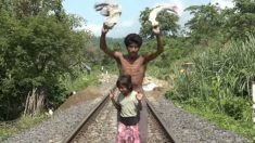 Papá e hija evitan que un tren con 2000 pasajeros se estrelle