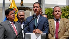 “No hay posibilidad de guerra civil en Venezuela, es una farsa que vende Maduro”, dijo Guaidó