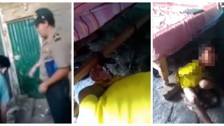 Policía rescató a un niño que estaba encadenado a una cama de madera
