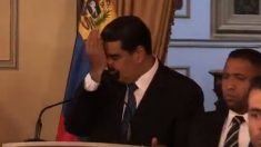 Dos apagones dejan a oscuras a Maduro mientras daba un discurso negando la crisis en Venezuela