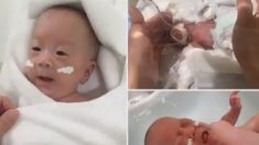 Envían a casa al bebé que nació con 268 gramos, el más pequeño del mundo en sobrevivir