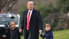 Trump siempre encuentra tiempo en su ocupada agenda para dedicarse a sus nietos