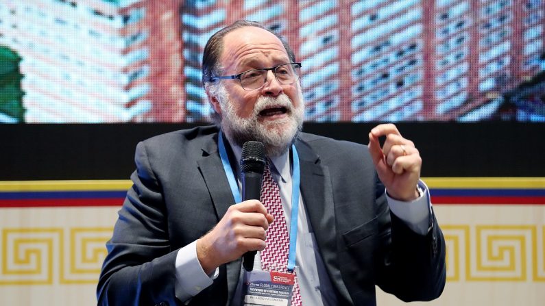 Ricardo Hausmann, delegado del presidente encargado Juan Guaidó como representante de Venezuela en el BID. EFE/LEONARDO MUÑOZ