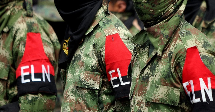 Terroristas del Ejército de Liberación Nacional (ELN). EFE/Christian Escobar Mora