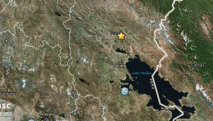 Terremoto en Perú el 1 de marzo de 2019 (Captura de imagen EMSC)
