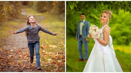 Niña con autismo cree que esta novia es Cenicienta e irrumpe en su sesión de fotos para abrazarla