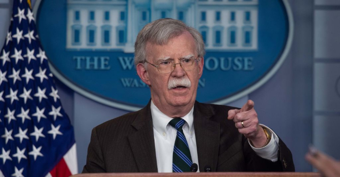 El asesor de seguridad nacional de Estados Unidos, John Bolton, habla en una rueda de prensa en la Casa Blanca en Washington, DC, el 27 de noviembre de 2018. (Foto de NICHOLAS KAMM/AFP/Getty Images)