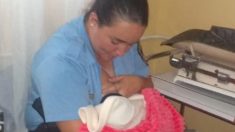 Una policía amamantó a un bebé de 3 días que había sido abandonado en una caja en Argentina