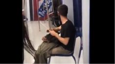 Joven causa pánico en Metro de Madrid tras afilar cuchillo en vagón: pero no era lo que pensaban