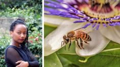 Emprendedora de 13 años dona gran parte de sus ganancias a la preservación de las abejas
