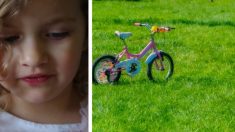 Esta niña pide 5 minutos más para andar en bicicleta pero la respuesta de su papá hace llorar a todos