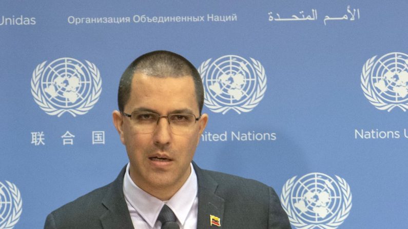 Canciller del régimen venezolano, Jorge Arreaza. (EFE)
