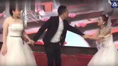 De telenovela: Mujer vestida de novia interrumpe la boda de su exnovio y le pide que vuelva con ella