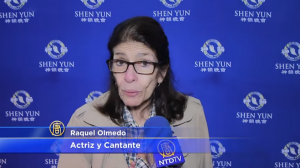 La actriz mexicana Raquel Olmedo queda profundamente emocionada tras ver Shen Yun