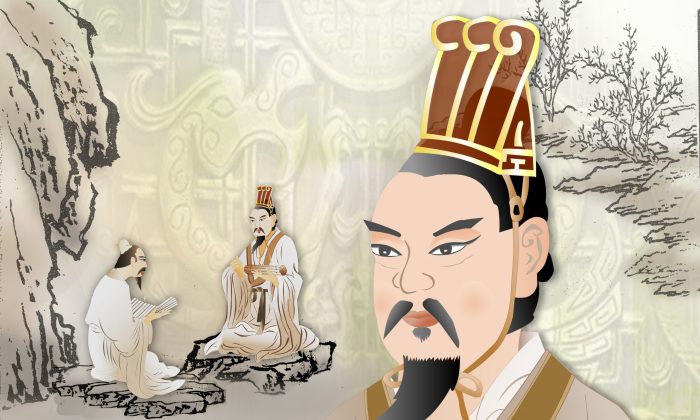El emperador Wen de la dinastía Han del Oeste gobernó con gran sabiduría y benevolencia, y desarrolló una de las raras "sociedades armoniosas" en la historia china. (Catherine Chang/La Gran Época)
