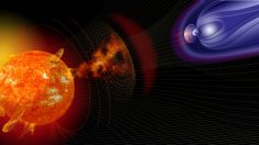 Fuerte tormenta solar amenaza a las telecomunicaciones por grieta en el campo magnético de la Tierra