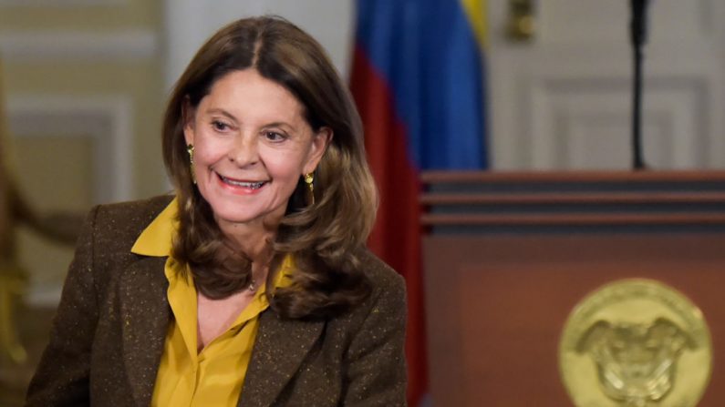 La vicepresidenta colombiana Marta Lucía Ramírez el 12 de diciembre de 2018. (RAUL ARBOLEDA/AFP/Getty Images)