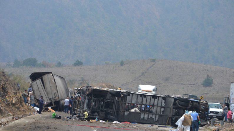 Accidente en Veracruz, México el 29 de mayo de 2019. ( Guillermo Carreon/Getty Images)