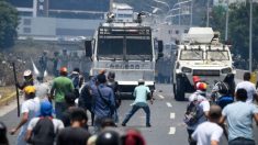 Tanquetas que arrollaron a manifestantes en Venezuela fueron enviadas por China