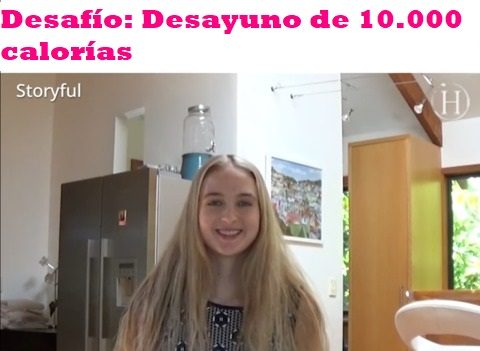 Desafío: Mujer delgada puede devorar un desayuno inglés de 10.000 calorías en solo minutos