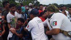 Detienen más de 200 migrantes centroamericanos ocultos en un camión en el sur de México